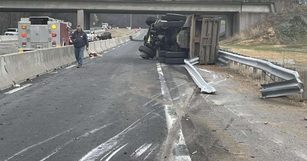 Driver injured in dump truck rollover crash in western Kentucky - WSIL TV
